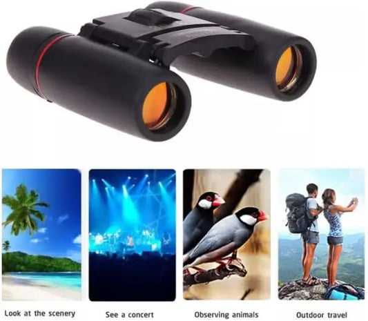 Professional 30X60 Telescope Mini Compact Folding Binoculars HD Portable for Child Outdoor Bird Watching Camping Travel Gift