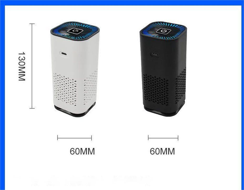 Transform Your Space with the Portable Car Air Purifier - Negative Ion Generator for Fresh, Clean Air Anywhere!