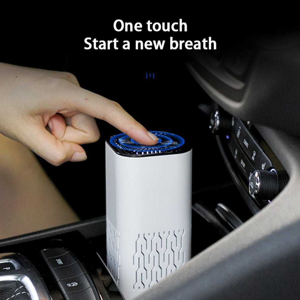 Transform Your Space with the Portable Car Air Purifier - Negative Ion Generator for Fresh, Clean Air Anywhere!