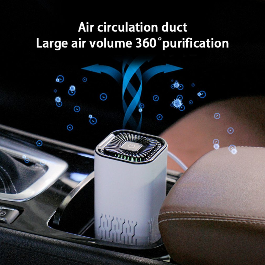 Transform Your Space with the Portable Car Air Purifier - Negative Ion Generator for Fresh, Clean Air Anywhere!