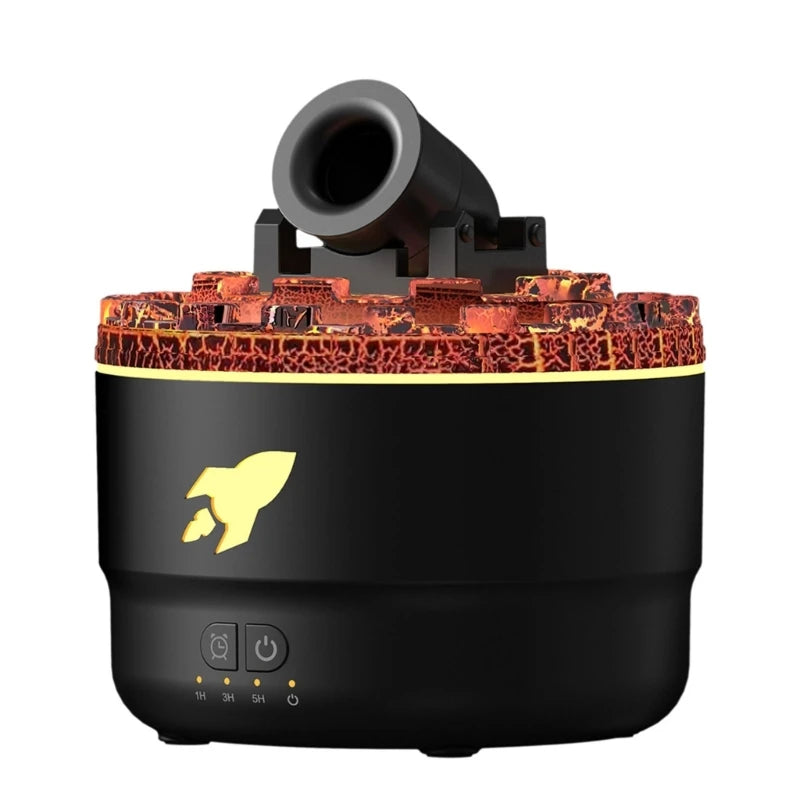 Volcanic Cannons Air Humidifier Aromatherapies Diffusers Maker Essential Oil Difusor for Home Desktop 280Ml