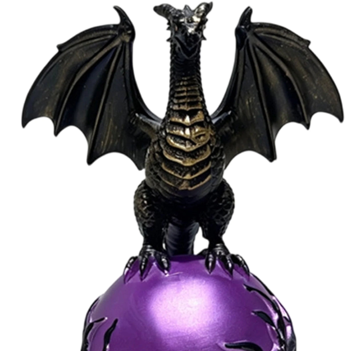 Resin Gothic Dragon LED Crystal Ball Lamp USB Powered Fantasy Dragon Night Light Mystic Orb Light for Dark Aesthetic Decor