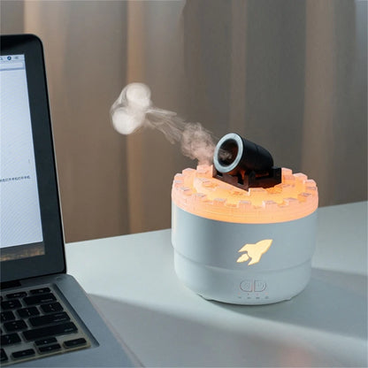 Volcanic Cannons Air Humidifier Aromatherapies Diffusers Maker Essential Oil Difusor for Home Desktop 280Ml