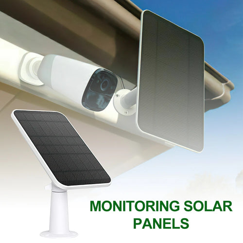 4W Solar Panel for Eufy Eufycam Cam 2/2C/2C Pro/E/2 Pro Cam Weatherproof Wall Mount Rotatable Brackets with 9.8Ft Power Cable