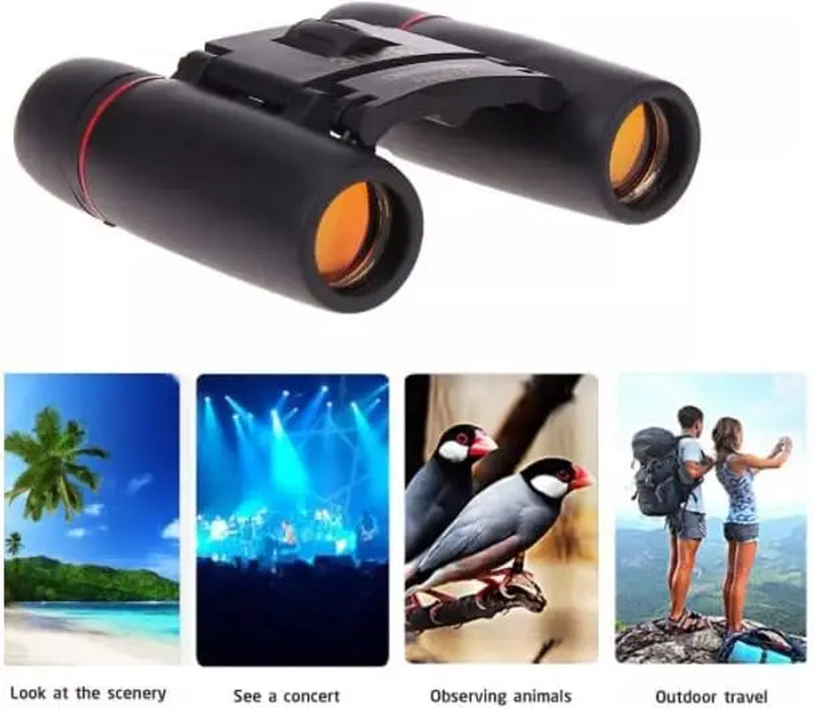 Professional 30X60 Telescope Mini Compact Folding Binoculars HD Portable for Child Outdoor Bird Watching Camping Travel Gift