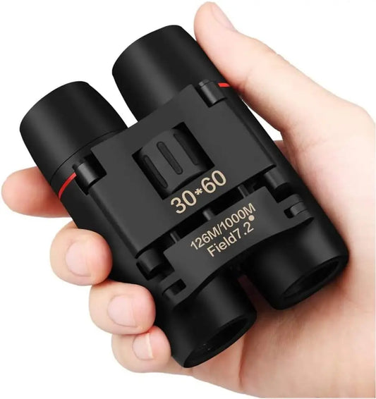 Professional 30X60 Telescope Mini Compact Folding Binoculars HD Portable for Child Outdoor Bird Watching Camping Travel Gift