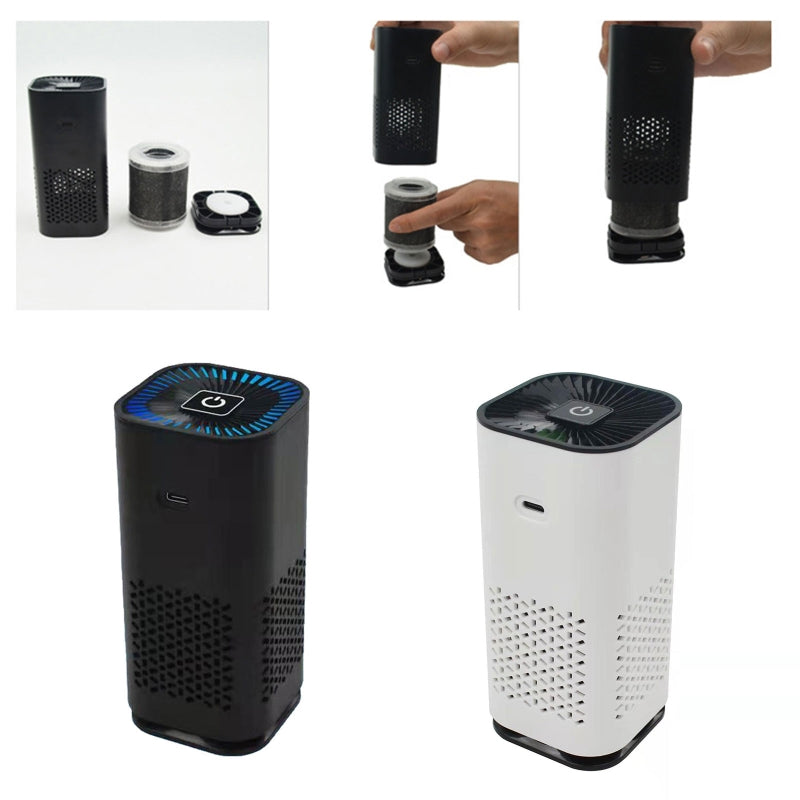 Transform Your Space with the Portable Car Air Purifier - Negative Ion Generator for Fresh, Clean Air Anywhere!