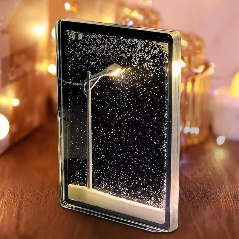 DIY Winter Snow Scene Night Light – Create Your Own Magical Christmas Display - Caligula sphere