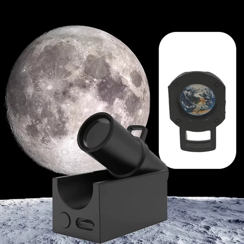 Moon & Earth Projector Lamp – Create Your Own Galaxy at Home - Caligula sphere