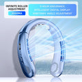2026 8000Mah Air Cooler USB Hanging Neck Fan Portable Bladeless Mini Rechargeable Mute LED Digital Display Electric Fans