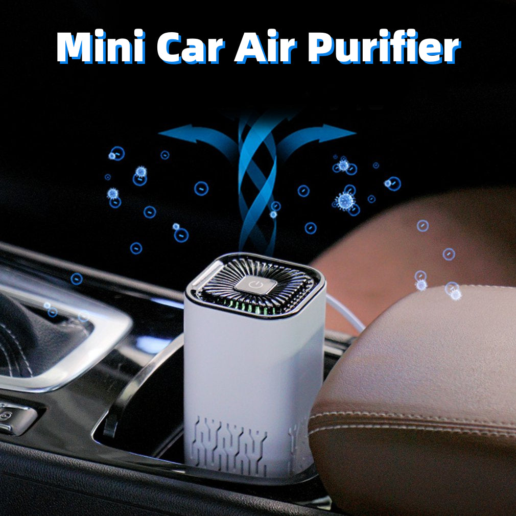 Transform Your Space with the Portable Car Air Purifier - Negative Ion Generator for Fresh, Clean Air Anywhere!