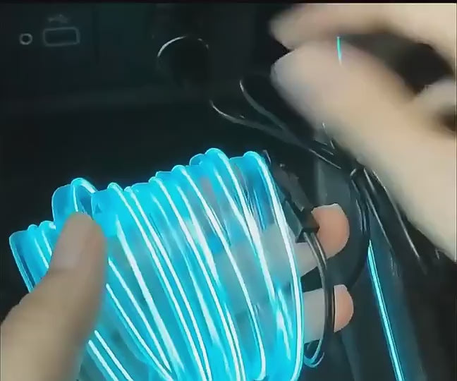 ✨ მოქნილი განათება მანქანის სალონისთვის (LED)